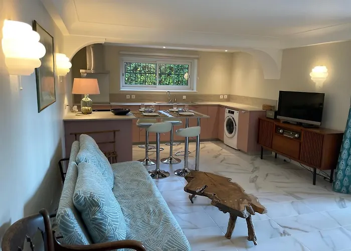 Rez-de-chaussee Dans Grand Jardin Provencal, A La Tatiana Apartment Antibes